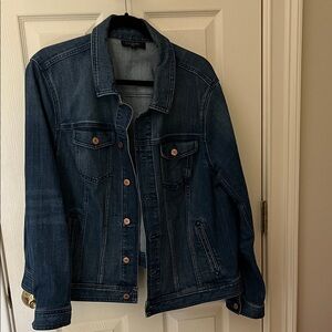 Talbots Blue Denim Jacket with Copper Accents PLUS SIZE 2X